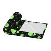 Alien 60" x 80" Supernatural Martiansal Planets Alien Head Super Soft Bedding Fleece Throw Blanket Luxury Bed Blanket Sofa Living Room Bedroom Warm Lightweight for Men and Women view 3