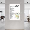 HomeLoft Basics Epitaph Poem Poster by Merrit Malloy, When I Die, Poem on Death Canvas Painting Wall Art Poster for Bedroom Living Room Decor 24x36inch(60x90cm) Unframe-style view 3