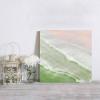 12 in x 12 in Wall Prints Canvas Painting Large Pictures for Living Room Ocean Waves Beach Ombre Grass Green Bedroom Wall Art Painting Pictures Print on Canvas for Living Room Bedroom Decorations view 4