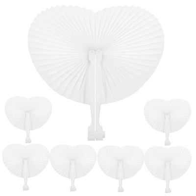 Paper fans handheld,folding fan,12pcs Paper Fan Party Favor Fan Wedding Supply Festival Party Supplies Hand Held Fan White Paper Handheld Fan Hand