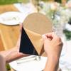 Black Arch Acrylic Table Numbers for Wedding Reception - 5" x 7" White Font Centerpiece Set with Holder Stands & Head Table Sign - Anniversary, Event, Party, Wedding set 1-20 view 2