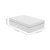 UTHCLO 3pcs Tiramisu Storage Box with Lid Square Cookie Tins for Baking Candy and Gift Packaging Decorative and Practical Organizer for Parties and Festivals view 4