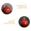 Cabilock Artistic Ceramic Pomegranate Vase Medium Deep Red Flower Container for Home Decor Weddings and Special Events Unique Design for Elegant Floral Arrangements view 4