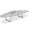 LXRHLIKG Tabletop Ironing Board, 35"12"7" Folding Portable Ironing Boards with Mesh Metal Base & 100% Cotton Cover(Color:Gray) view 1
