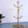 Cup Holder Countertop Mug Tree, 6 Hook Coffee Cup Dryer Kitchen Coffee Mug Tree Countertop Tea Cups Holder Stand (Color : Gold, Size : 16x34cm) (Gold 16x34cm) view 2