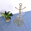 Cup Holder Countertop Mug Tree, 6 Hook Coffee Cup Dryer Kitchen Coffee Mug Tree Countertop Tea Cups Holder Stand (Color : Gold, Size : 16x34cm) (Gold 16x34cm) view 4