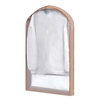 Garment Bags for Hanging Clothes Made of Twill + PEVA Material WidenedSide Pull Opening and ClosingTransparent and VisibleDustproof and Moistureproof(Color:B Color,Size:90cm)