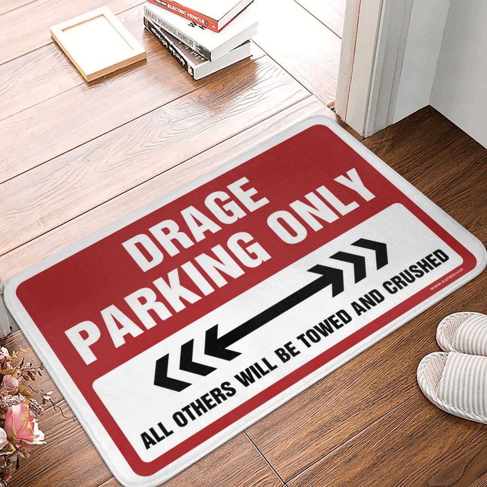 ADWD Kitchen Farmhouse Rug Drage Parking Only Rug Front Door Rug Outdoor Fall Rugs Outdoor(Size:65X90CM), EHFPBBPBP-65X90CM