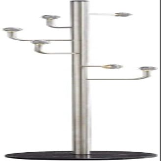 RhLLvJ Coat Rack 304 Stainless Steel Coat Rack Bedroom Floor Hanger Nordic Light Luxury Towel Rack Marble Bathroom Coat(Color:Silver Black)