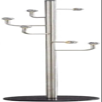 RhLLvJ Coat Rack 304 Stainless Steel Coat Rack Bedroom Floor Hanger Nordic Light Luxury Towel Rack Marble Bathroom Coat(Color:Silver Black)