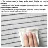 Cordless Horizontal Blinds for Living Room Dining Room Bedroom Kitchen Bathroom Office Den Hallway Windows Venetian Windows Blinds Vinyl Mini Blinds Aluminum Blinds White 29 1/4" W x 48" H view 2