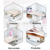 ELUKHT Rotatable Pull Out Ironing Board Cabinet Built-in Wooden Wardrobe Laundry Platform with Padding for Space Saving (Fold Down) view 3
