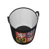 Coat of Arms of The Czech Republic Clothes Hamper Round Collapsible Storage Laundry Hamper For Bathroom Bedroom Dorm Small view 3
