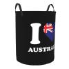 I Love Australia Laundry Hamper Round Collapsible Storage Laundry Hamper For Bathroom Bedroom Dorm Small view 2