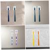 Amosfun 4pcs Bathroom Toothbrush Organizer Wall-Mounted Toothbrush Holder Rack Easy Install Plastic Compact Storage view 3