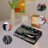 BPQOJB Small Photo Album 5x7 inch 120 Pockets Photos Pu Leather Cover Photo Albums With Elastic Band Design Cute Photo Album For Family Wedding Anniversary Travel - Elephant view 2