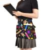 Aflyko Waist Apron Fun Back To School Short Waitress Server Apron Chef Half Apron Waiter Bartender Waterproof 3 Pockets Apron for Garden Kitchen Restaurant view 3