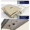 Ironing Board Foldable Rotated Ironing Board Closet Pull-Out Stow Away in The Cabinet Ironing Station for Home, Apartment,Rotating 180 degrees with left and right Foldable Ironing Station (A 16.9 x 1 view 4