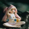 YLEAFUN Milim Nava Figure Statue 12cm PVC Anime Character Milim Nava Sitting Pose Model Figurine Home Decoration Collection Ornaments view 3