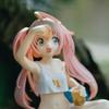 YLEAFUN Milim Nava Figure Statue 12cm PVC Anime Character Milim Nava Sitting Pose Model Figurine Home Decoration Collection Ornaments view 4
