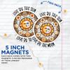 (2 Pack) Live by The Sun Love by The Moon Magnets - Mystical Magical Spiritual Hippie - 5" On Longest Side - Premium Magnet - for Cars, Refrigerators, Toolboxes, Lockers- Made in USA - MAG0784 view 3