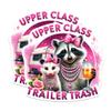 (2 Pack) Upper Class Trailer Trash Magnets - Funny Boujee Raccoon and Opossum Magnets - 5" On Longest Side - Premium Magnet - for Cars, Refrigerators, Toolboxes, Lockers - Made in USA - MAG0531 view 1
