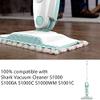 Pasuihcay 4 Pack for Steam Mop S1000 S1000A S1000C S1000WM S10001C Washable for Steam Mop Pads Replacement, White view 2