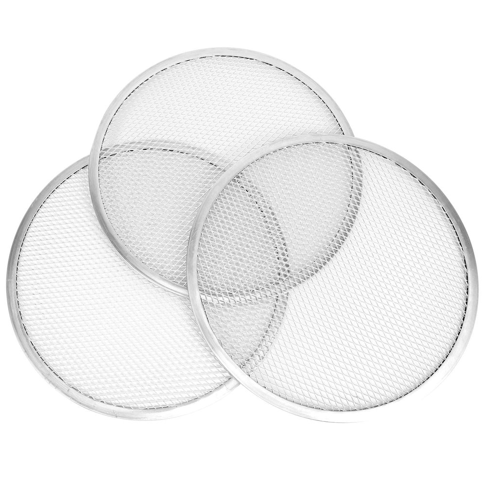 Pasuihcay 12 Inch Aluminum Pizza Screen Pizza Pan with Holes Pizza Pan,Baking Tray for Round Pizza Crisper Tray Pizza Baking Tray