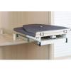 ELUKHT Hiding Ironing Board Foldable Rotated Ironing Board,Retractable Ironing Board,Closet Pull-Out Stow Away in The Cabinet,Easy to Install Foldable Ironing Station(Color:Dark Gray) (Dark Gray) view 4