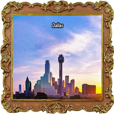 Dallas Texas US Tourist Souvenir Refrigerator Magnet Fridge Decorations Magnet