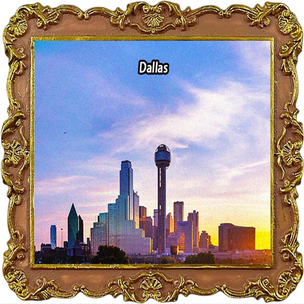 Dallas Texas US Tourist Souvenir Refrigerator Magnet Fridge Decorations Magnet