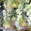 LETINE 12pcs Green Glass Orb Set, 2.17" & 1.93" Spheres for Air Plant Terrarium, Tea Light & Votive Candle Holders - Ideal for Wedding Centerpieces, Christmas Table Decorations, Rehearsal Dinner view 1