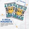 (2 Pack) A Little Bit Dramatic - Funny Positive Vibes - Peace Sign - 5" On Longest Side - Premium Magnet - for Cars, Refrigerators, Toolboxes, Lockers - Made in USA - MAG0444 view 3