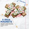 (2 Pack) Jesus Cross Christian Magnets - Cross with Flowers and Pink Ribbon - Christian - 5" On Longest Side - Premium Magnet - for Cars, Refrigerators, Toolboxes, Lockers - Made in USA - MAG0431 view 3
