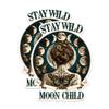 (2 Pack) Stay Wild Moon Child Magnets - Mystical Magical Magnet - Divine Feminine - 5" On Longest Side - Premium Magnet - for Cars, Refrigerators, Toolboxes, Lockers- Made in USA - MAG0787 view 1