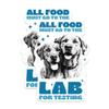 (2 Pack) All Food Must Go to The Lab for Testing Magnet - Labrador Mom or Dad Magnets - 5" On Longest Side - Premium Magnet - for Cars, Refrigerators, Toolboxes, Lockers- Made in USA - MAG0678 view 1