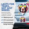 (2 Pack) English Springer Spaniel Dog Magnets - English Springer Spaniel with Sunglasses - Choose FromOver 100 Dog Breeds - 5" On Longest Side - Premium Magnet - Made in USA - MAG0349 view 4