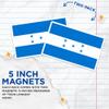 (2 Pack) Honduras World Flag Magnets - Pride - 5" On Longest Side - Premium Magnet - Choose from Over 200 Countries - for Cars, Refrigerators, Toolboxes, Lockers- Made in USA - MAG0886 view 3