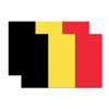 (2 Pack) Belgium World Flag Magnets - Belgium Pride - 5" On Longest Side - Premium Magnet - Choose from Over 200 Countries - for Cars, Refrigerators, Toolboxes, Lockers- Made in USA - MAG0825 view 1