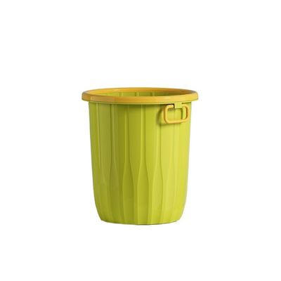 FEELIN Office Trash Can Wastebasket Household Simple Trash Can Living Room Without Lid Large Plastic Paper Basket Bedroom Kitchen Bathroom Trash Can Bathroom Trash Can(Color:C,Size:Medium)