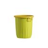 FEELIN Office Trash Can Wastebasket Household Simple Trash Can Living Room Without Lid Large Plastic Paper Basket Bedroom Kitchen Bathroom Trash Can Bathroom Trash Can(Color:C,Size:Medium) view 1