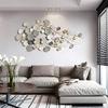 SDdPulse Creative Three-Dimensional Metal Wall Decoration, Modern Wrought Iron Wall Hanging Decor, Abstract Metal Wall Art Sculpture for Living Room Hotel Office view 3