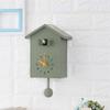 EPIPHQNY Wall Clock,Bird Cuckoo Design Wall Hanging Horologe Clock Timer Wall Art Home Office Home Decoration Hanging Watch, 15*9*20*25cm, White view 3
