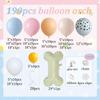 190Pcs Blue Balloon Garland Arch Kit,Dog Paw Birthday Party Decorations,Pastel Pink Blue Daisy Sunflower Balloons with Bone Foil Balloons for Boys Girls Baby Shower Blue Puppy Party Decorations view 2