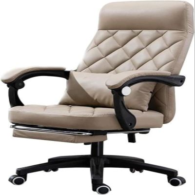 SoOSSN Office Chair Computer Chair Ergonomic High Back Office Chair Footstool Recliner Chair Lift Swivel Chair Work Chair