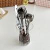 Silverware Set for 4 Classic 20 Piece Flatware Set Elegant 18/10 Stainless Steel Western Cutlery Delicate Utensils for Home Dishwasher Safe Mirror Polished view 4