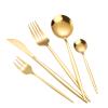 90pcs Gold Silverware Set - 18 X 5 Gold Cutlery Set Stainless Steel Flatware Set Includes Forks, Spoons, Knives, Teaspoons view 2