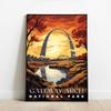 01September Gateway Arch Wall Art for Living Room (UNFRAMED) - Travel Poster and National Park Print view 2