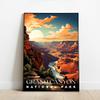 01September Grand Canyon Wall Art, National Park Poster, Travel Print for Living Room (UNFRAMED) view 2