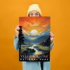 01September Yellowstone Wall Art - National Park Print for Living Room (UNFRAMED) view 4